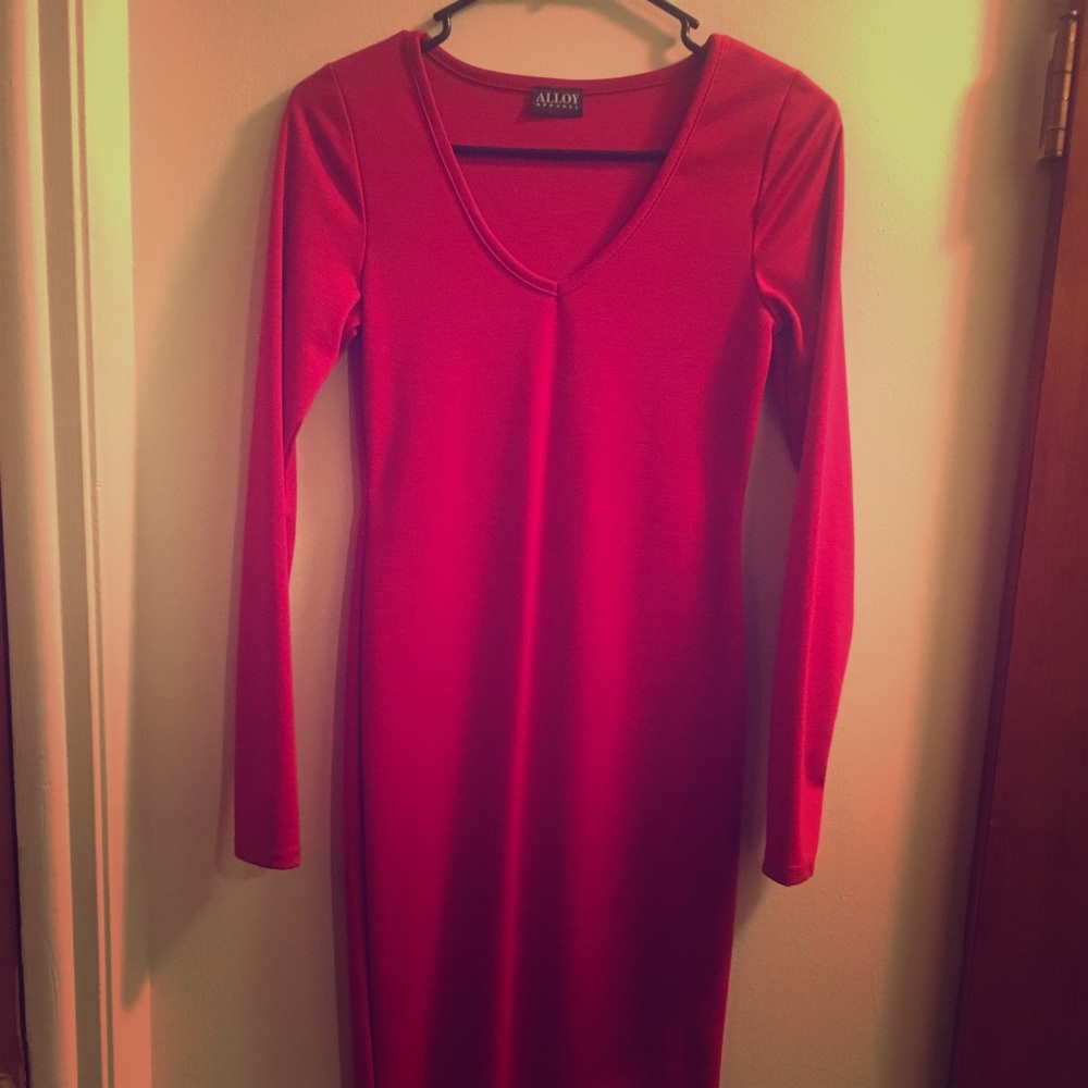 Red bodycon Dress (small)